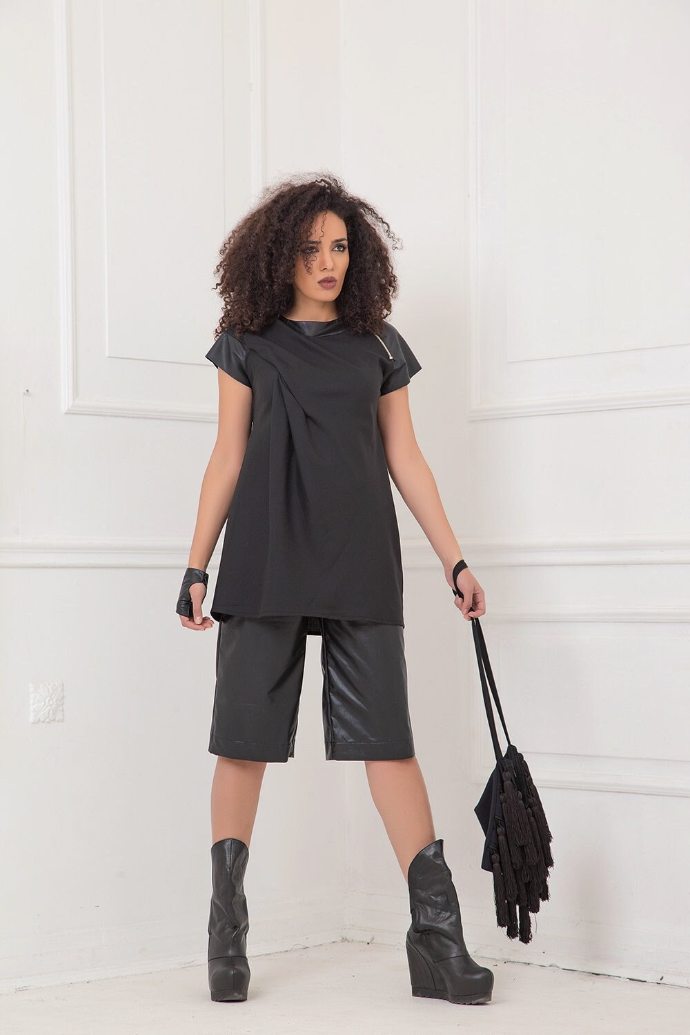 パンツ Little Suzie leather like pocket pants 61JRSZbTzwL._UY1000_.jpg