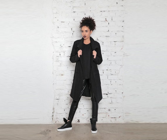 Winter Coat Women Wool Black Plus Size Hong Kong Winter Coat Women Wool Black, Womens Black Winter Coat Size 14