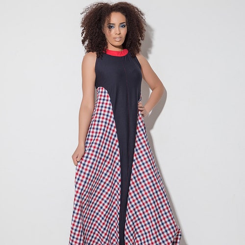 Plus Size Clothing - Plus Size Maxi Dress - Sleeveless Maxi Dress - Styles  Available - Women's Clothing