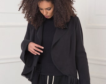 Blazer femme, blazer noir, veste blazer, blazer grande taille, blazer costume, manteau blazer, blazer à manches longues, blazer extravagant, gothique