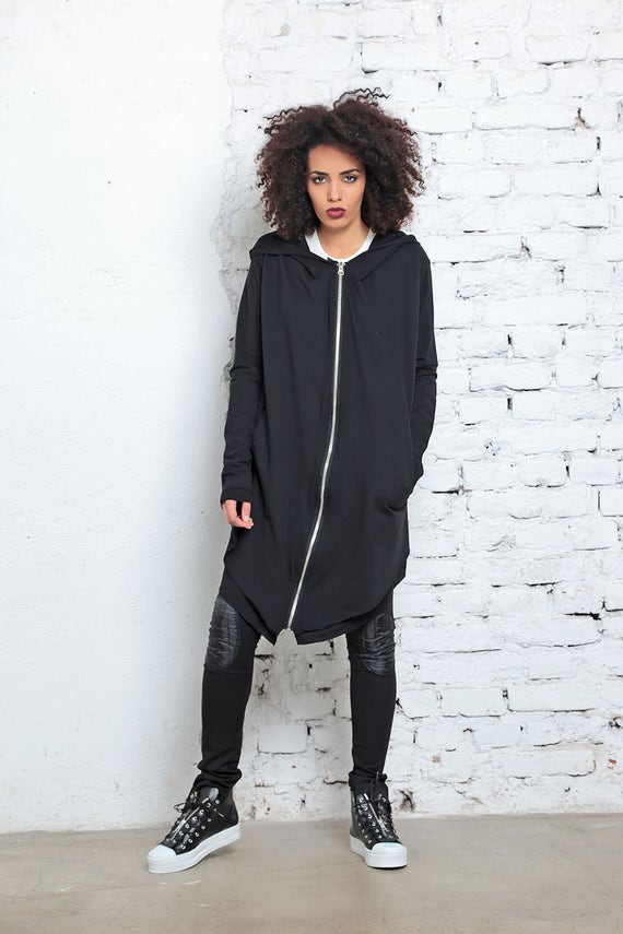 Long zipper shop sweatshirt