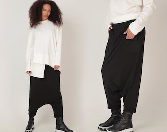 Black Harem Pants For Women Plus Sizes Available