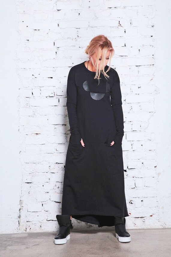 Black Maxi Dress Plus Size Sweater