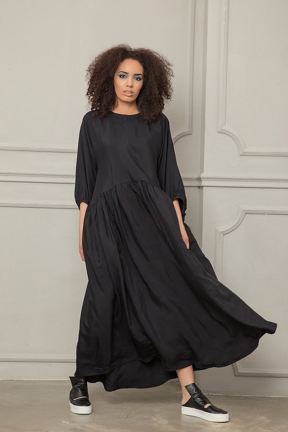 Positano Amazon Caftano Donna Lungo Per Spiaggia - Vestito Estivo In Poliestere Con Maniche A Pipistrello Vestiti Da Mare Donna - Foto 3