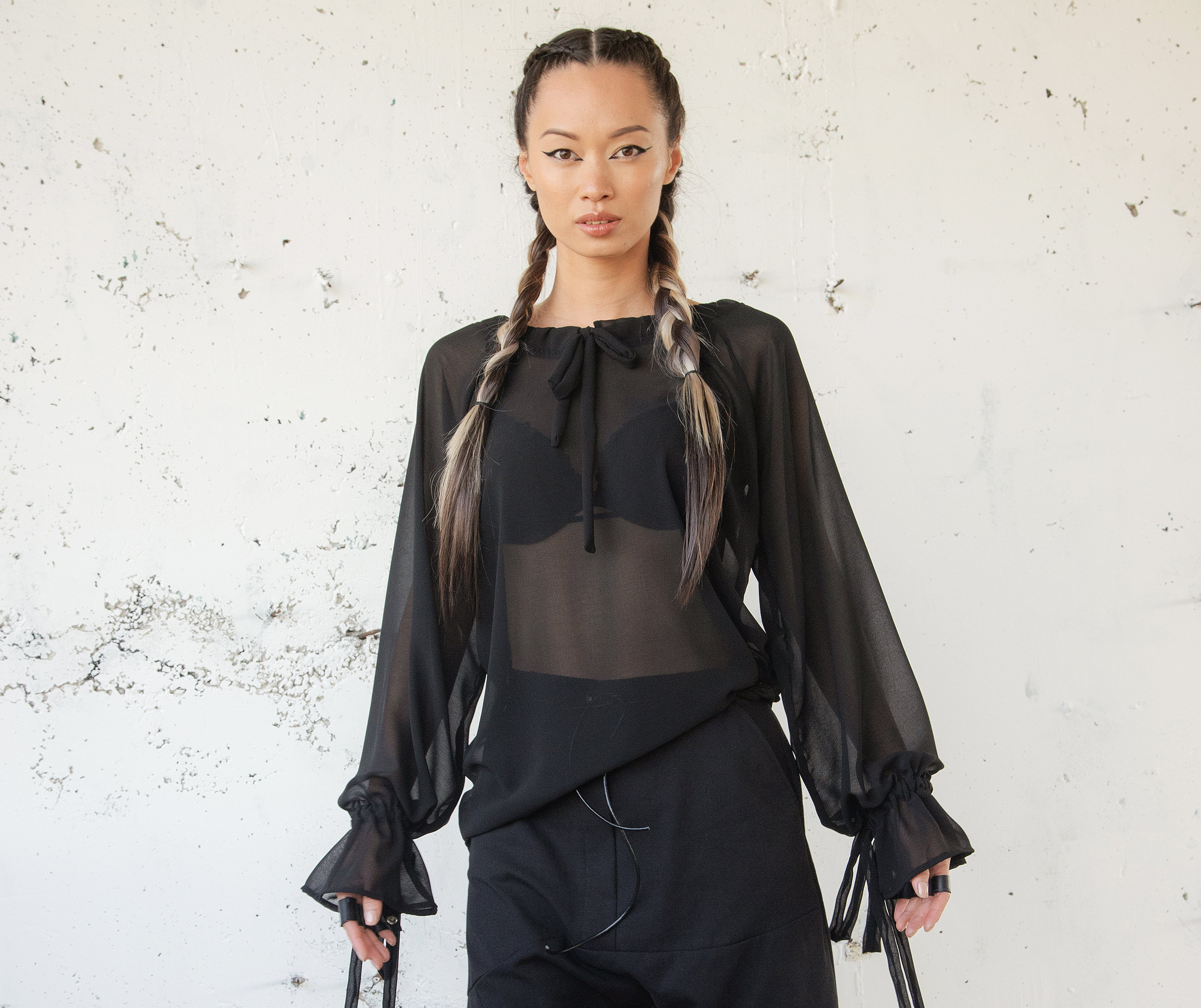 Sheer blouse canada Clearance