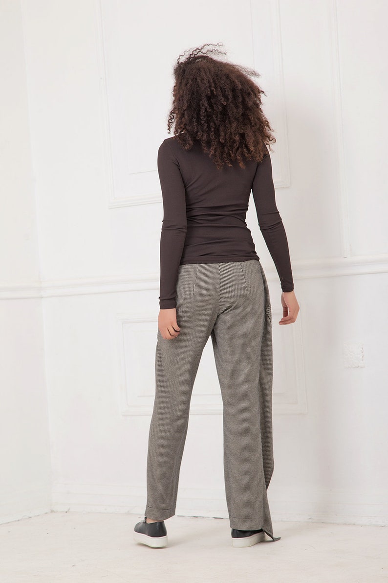 Pants for Women Gray Pants Plus Size Clothing Extravagant Etsy