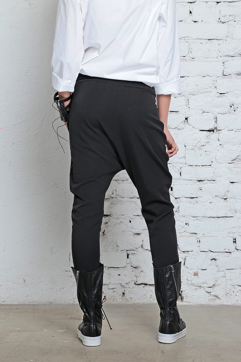 Harem Pants Women Drop Crotch Pants Steampunk Clothing image 5