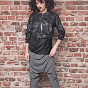 Harem Pants Women In Gray Color Available In XS 3XL Sizes image 5