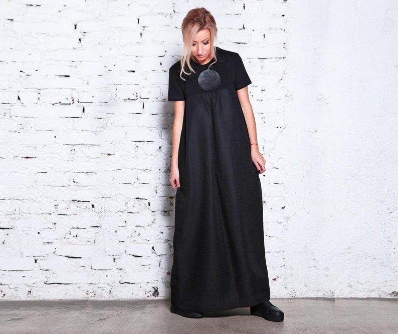 Plus Size Maxi Dress, Black Maxi Dress, Plus Size Clothing, Linen Maxi Dress, Black Linen Dress, Maxi Dress, Black Dress, Plus Size Linen 