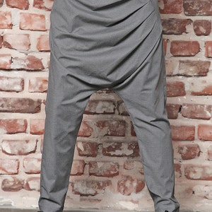 Harem Pants Women In Gray Color Available In XS 3XL Sizes image 2