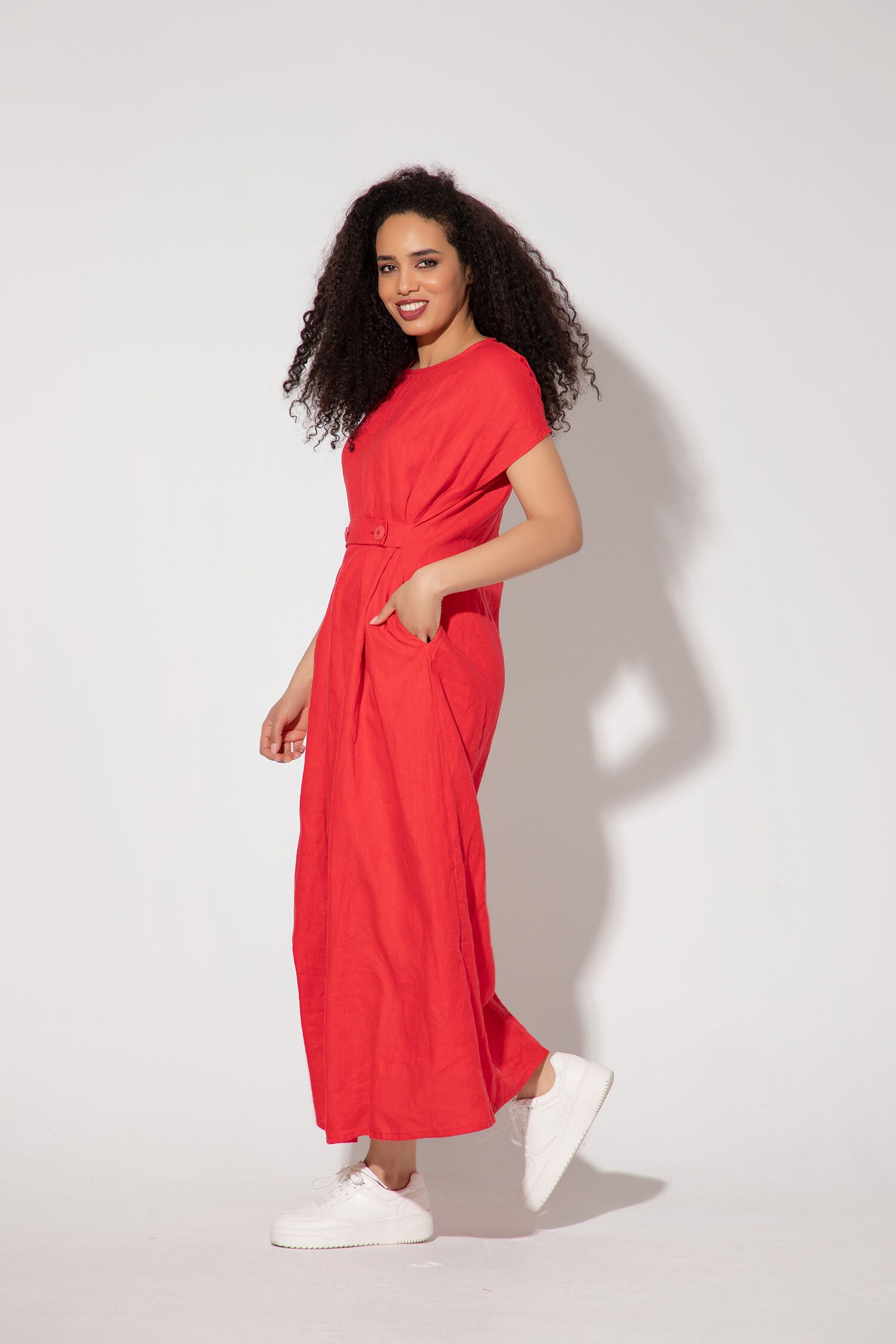 erfaring Forvirrede haj Red Statement Dress MEDORA Maxi Red Dress for Women Dress - Etsy