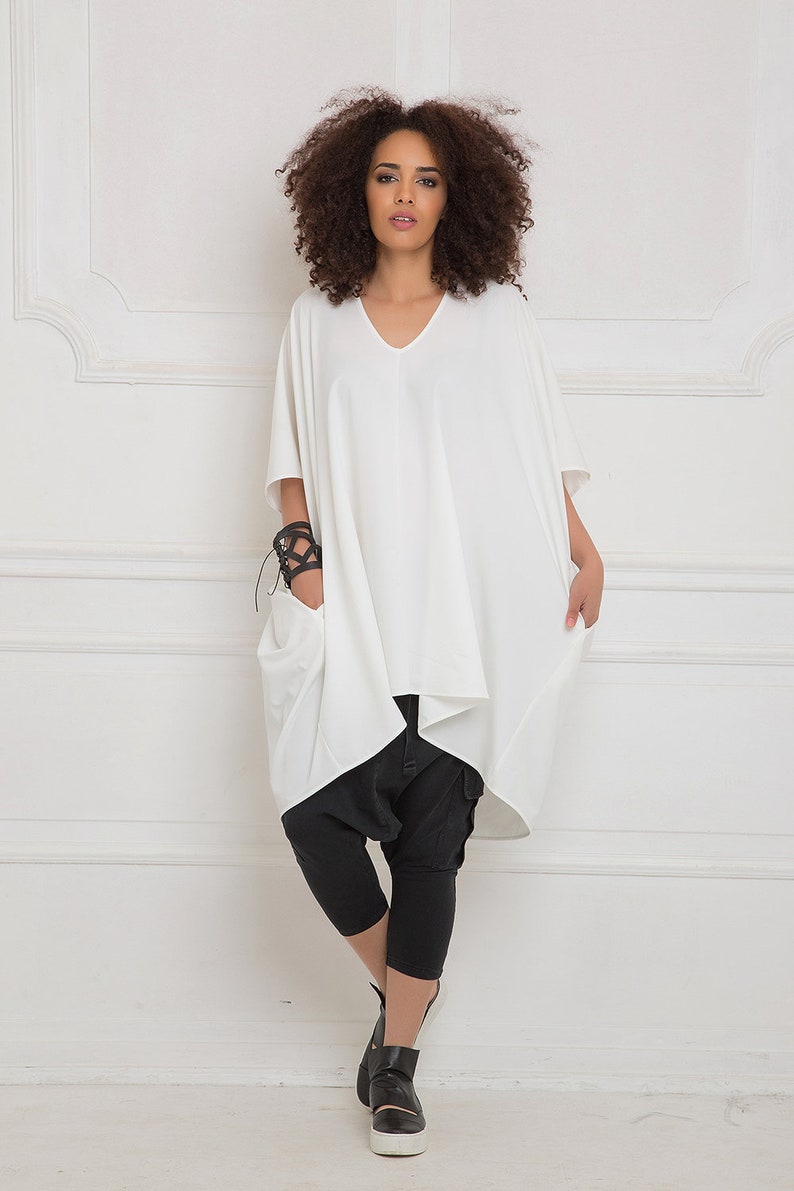 white stuff new in tunics