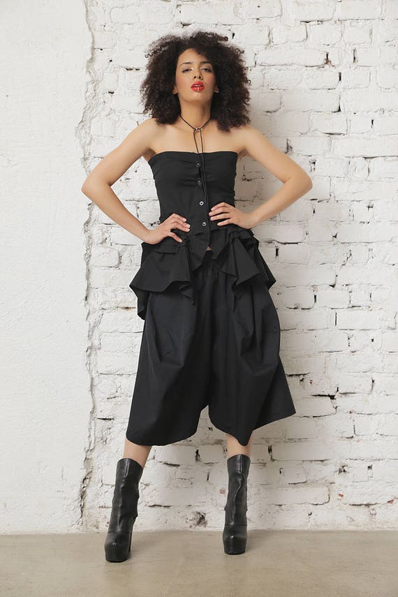 Plus size deals black strapless top