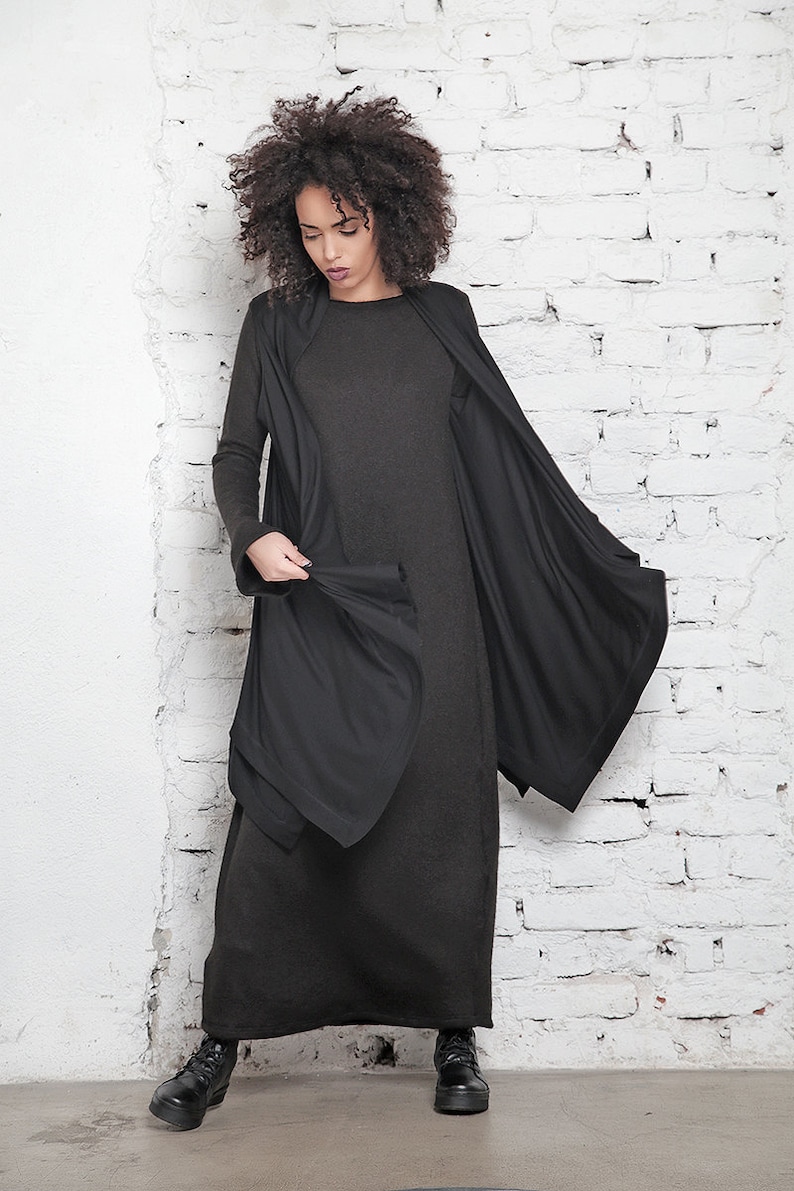 Maxi Vest Loose Vest Slouchy Top Long Vest Plus Size Vest Etsy