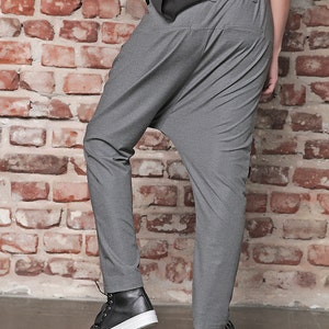 Harem Pants Women In Gray Color Available In XS 3XL Sizes image 3