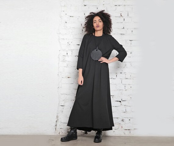 Maxi Dress/ Black Long Dress/ Womens Loose Dress/ Bohemian Maxi Dress/ Long Formal Dress/ Hipster Dress,/gothic Dress/ Maternity Gown - Etsy Finland Maxi Dress/ Black Long Dress/ Womens Loose Dress/ Bohemian Maxi Dress/ Long Formal Dress/ Hipster Dress,/gothic Dress/ Maternity Gown - Etsy Finland