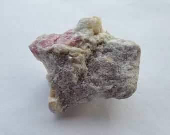Pink Tourmaline in Lepidolite