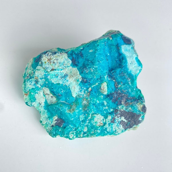 Gem silica Chrysocolla crystal