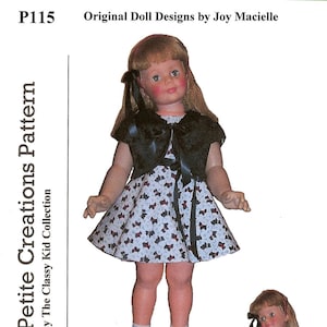 Patti Playpal Dress Pattern P115