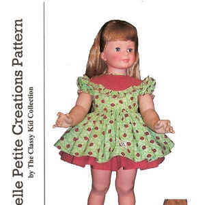 Patti Playpal Dress Pattern P110