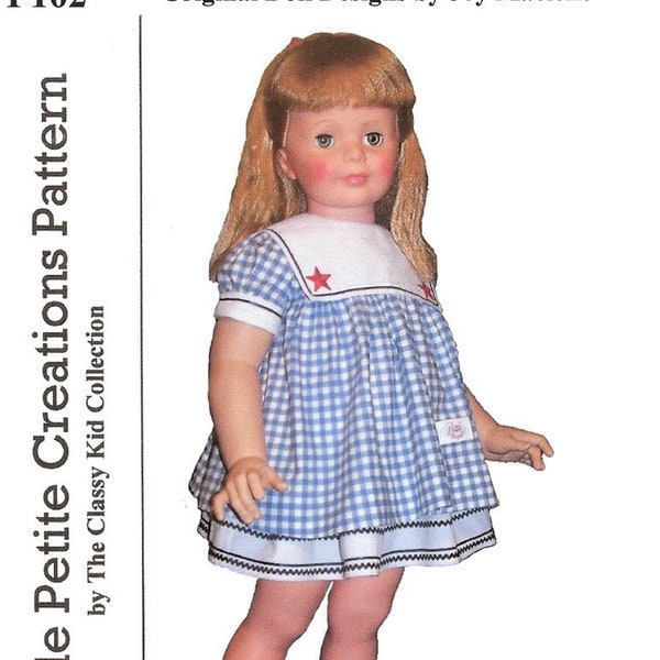 Patti Playpal Sailor Dress Pattern P102