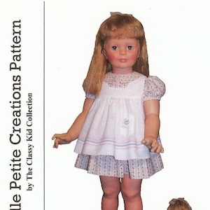 Patti Playpal Pocket Pinafore & Dress Pattern - P104 PDF