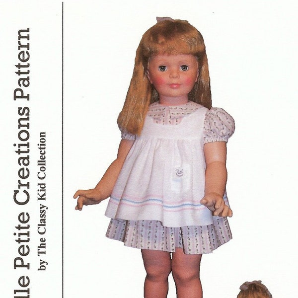 Patti Playpal Pocket Pinafore & Dress Pattern - P104