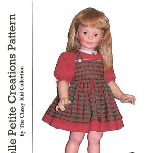 Patti Playpal Plaid Jumper Dress Pattern P105 PDF