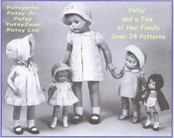 Patsy Family Doll Patterns Booklet - PDF