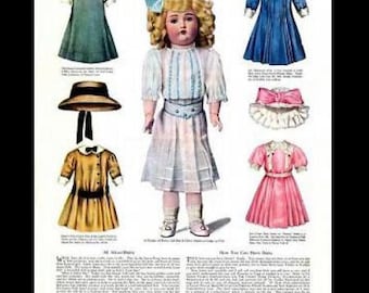 11&quot; Daisyette and Bleuette Patterns - PDF