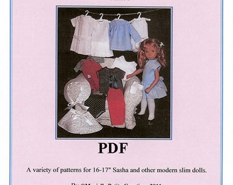 2 Volumes - All About Sasha Pattern Booklets Volumes I and II - PDF Format