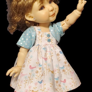 M106 15&quot;Dress Pattern for Moppet Meadow Dolls PDF
