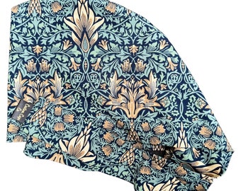 Vintage Wallpaper Sombrero de exfoliación quirúrgica, hermosa gorra de exfoliación Pixie antigua para mujer / Custom Caps Co.