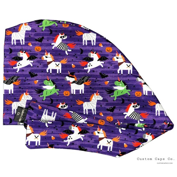 Purple Surgical Scrub Hat 