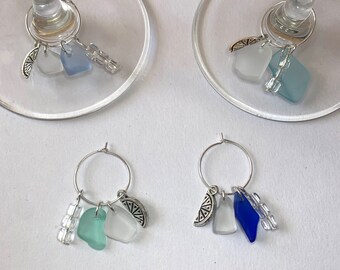 Upcycled gin bottle gin and tonic charms