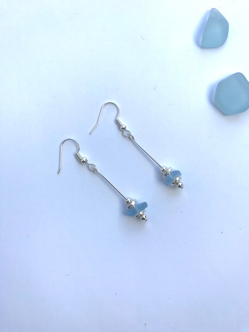 Handmade wine glass earrings