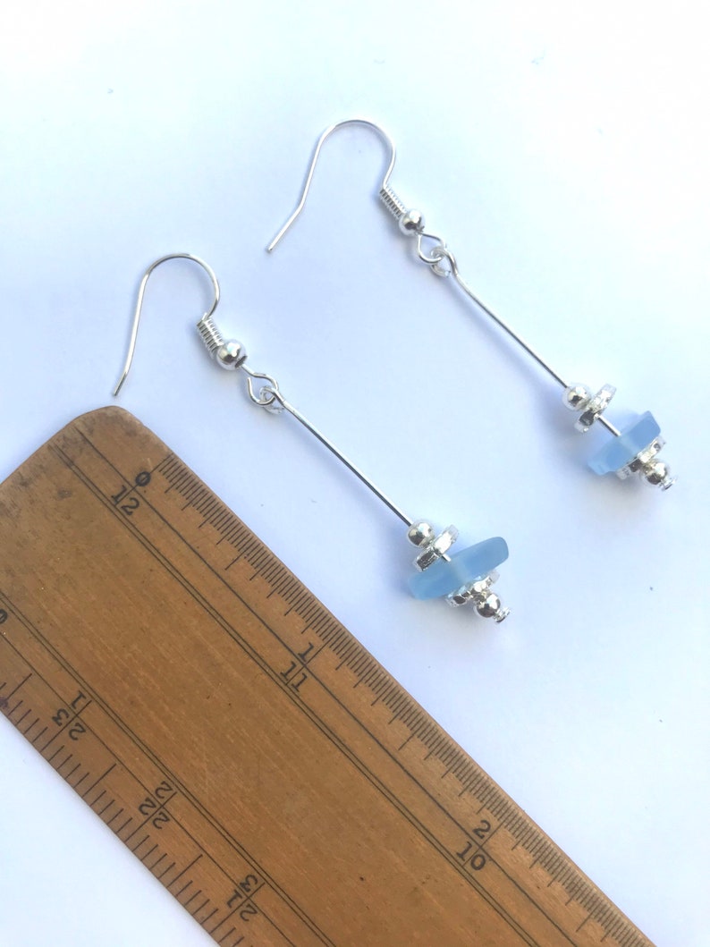 Handmade wine glass earrings