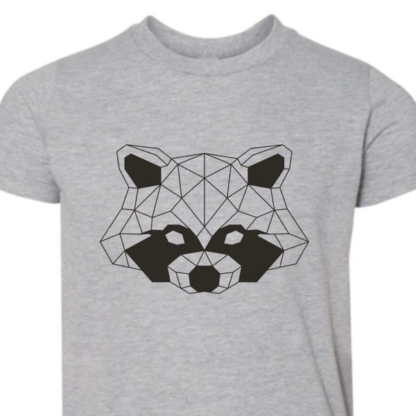 Geometric Raccoon T-shirt