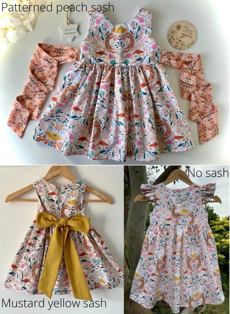 Girls Jungle dresses safari babies dress baby animals Etsy