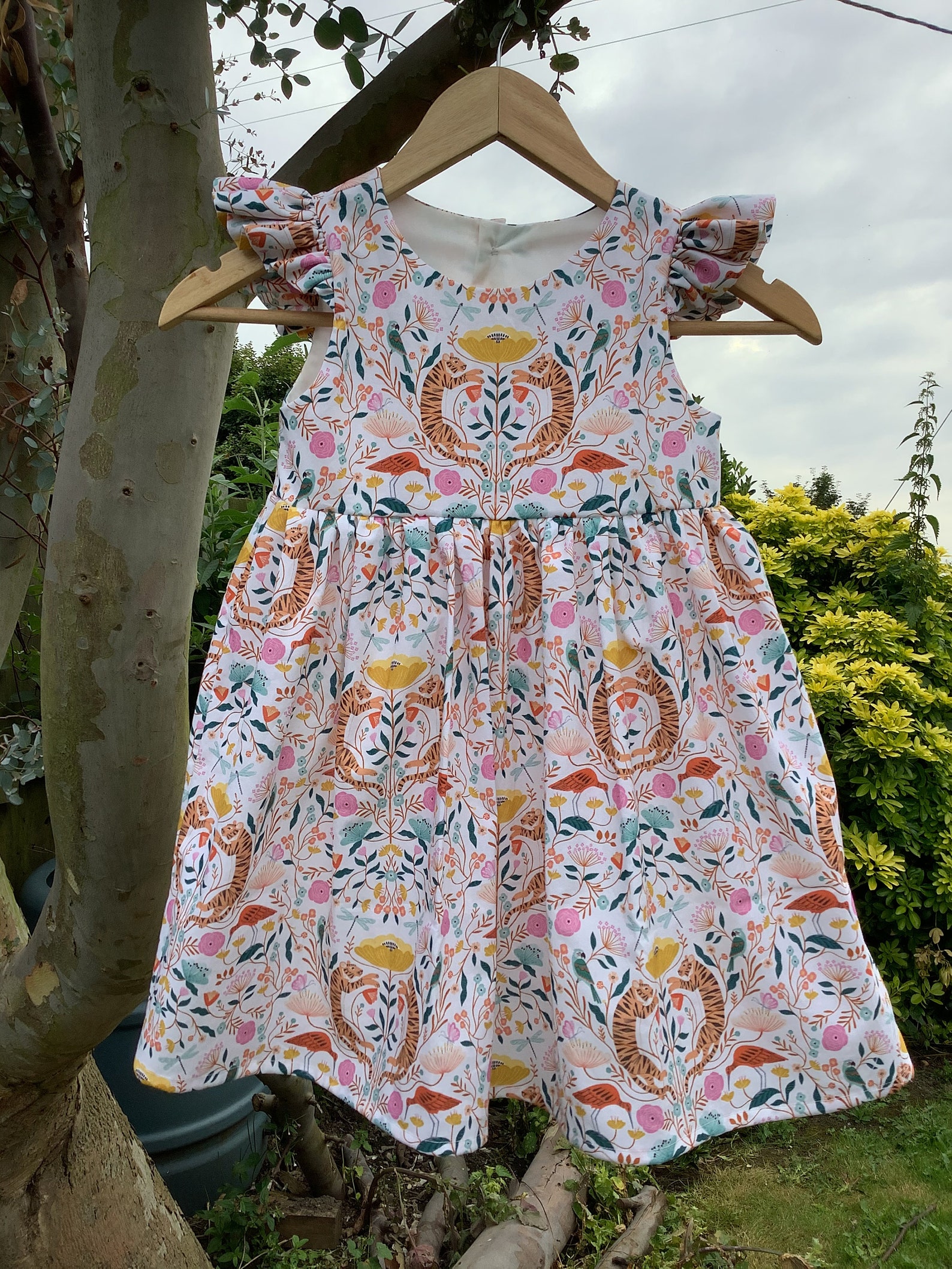 Girls Jungle Dresses Safari Babies Dress Baby Easter Etsy UK