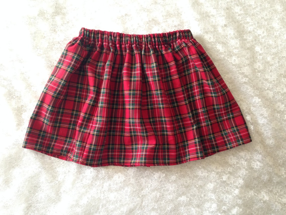 Check Skirt Plaid Tartan Skirts Girls Skirt Toddler - Etsy