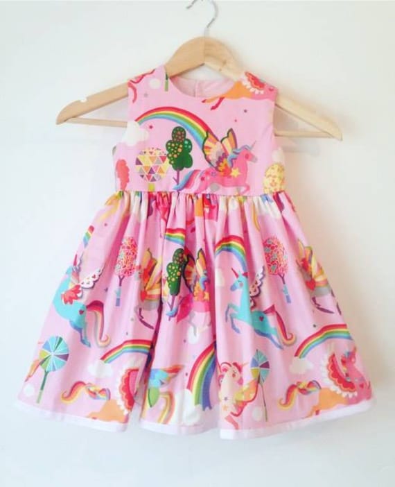 next pink unicorn dress