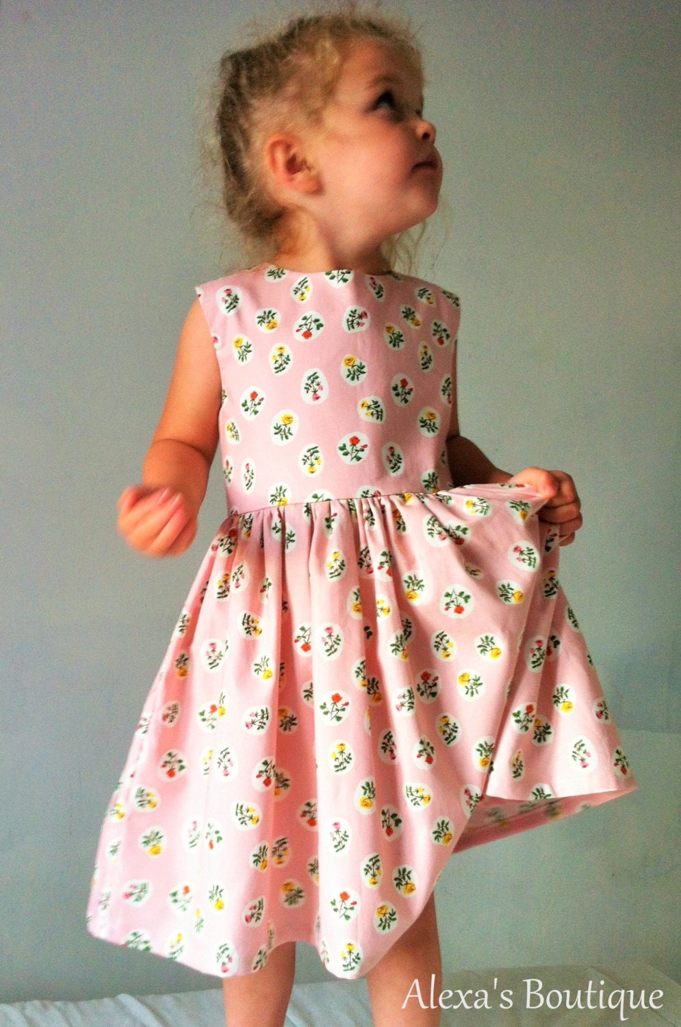 tiger lily flower girl dress