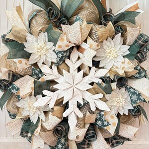 Christmas White Snowflake Wreath: Stunning Holiday Decor Ideas