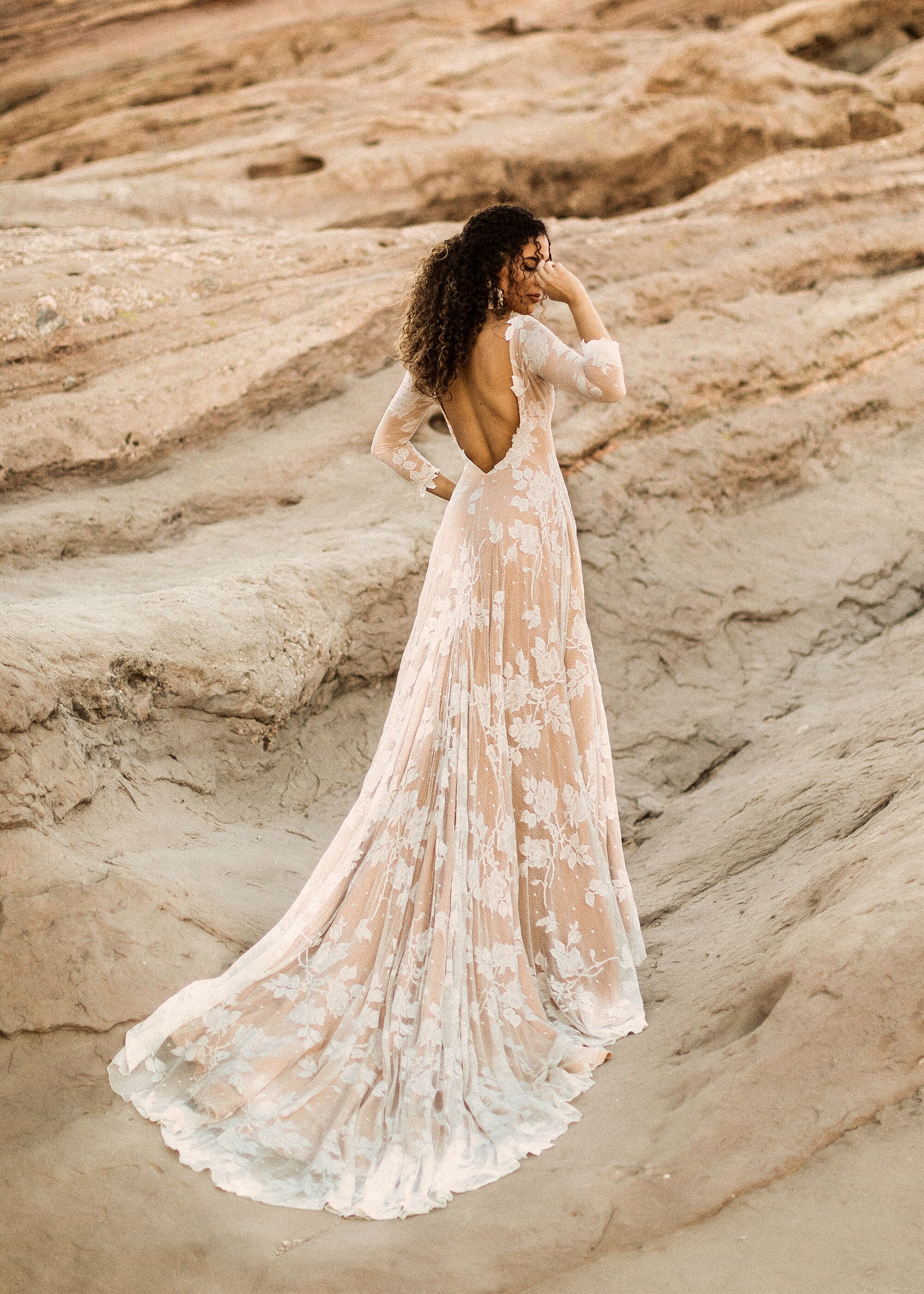 Wedding Dress Boho Lace Wedding Dress 