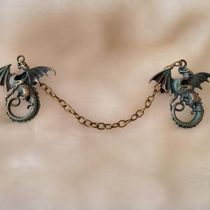 Cloak clasps- Dragons