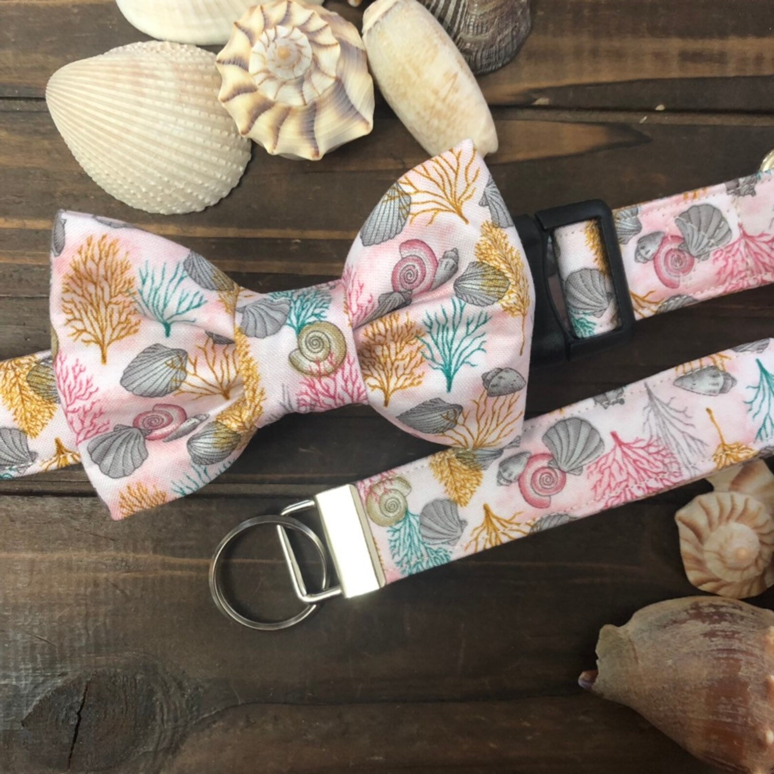 Dog Collar Beach Dog Collar Beach Collar Sea Shell Dog Etsy