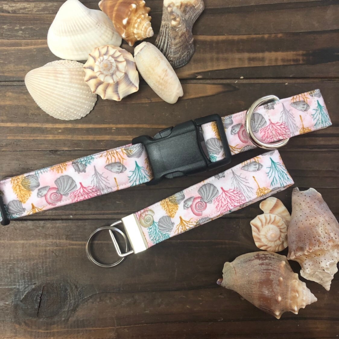Dog Collar Beach Dog Collar Beach Collar Sea Shell Dog Etsy