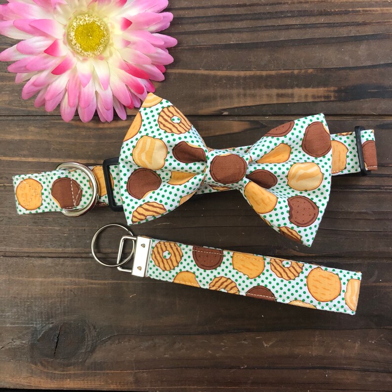etsy dog collar bow tie