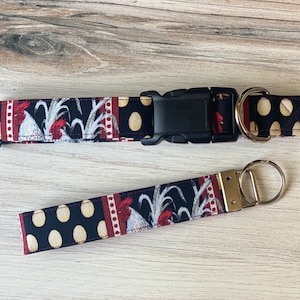 Dog collar, chickens, farm , country, fun, chicken, chickens dog collar, chicken dog collar, yellow , red, polka dot, black, country collar